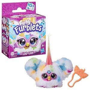 Furby nwt Furblets Loo-Lay Mini Friend, 45+ Sounds & Music, Electronic Plush Toy